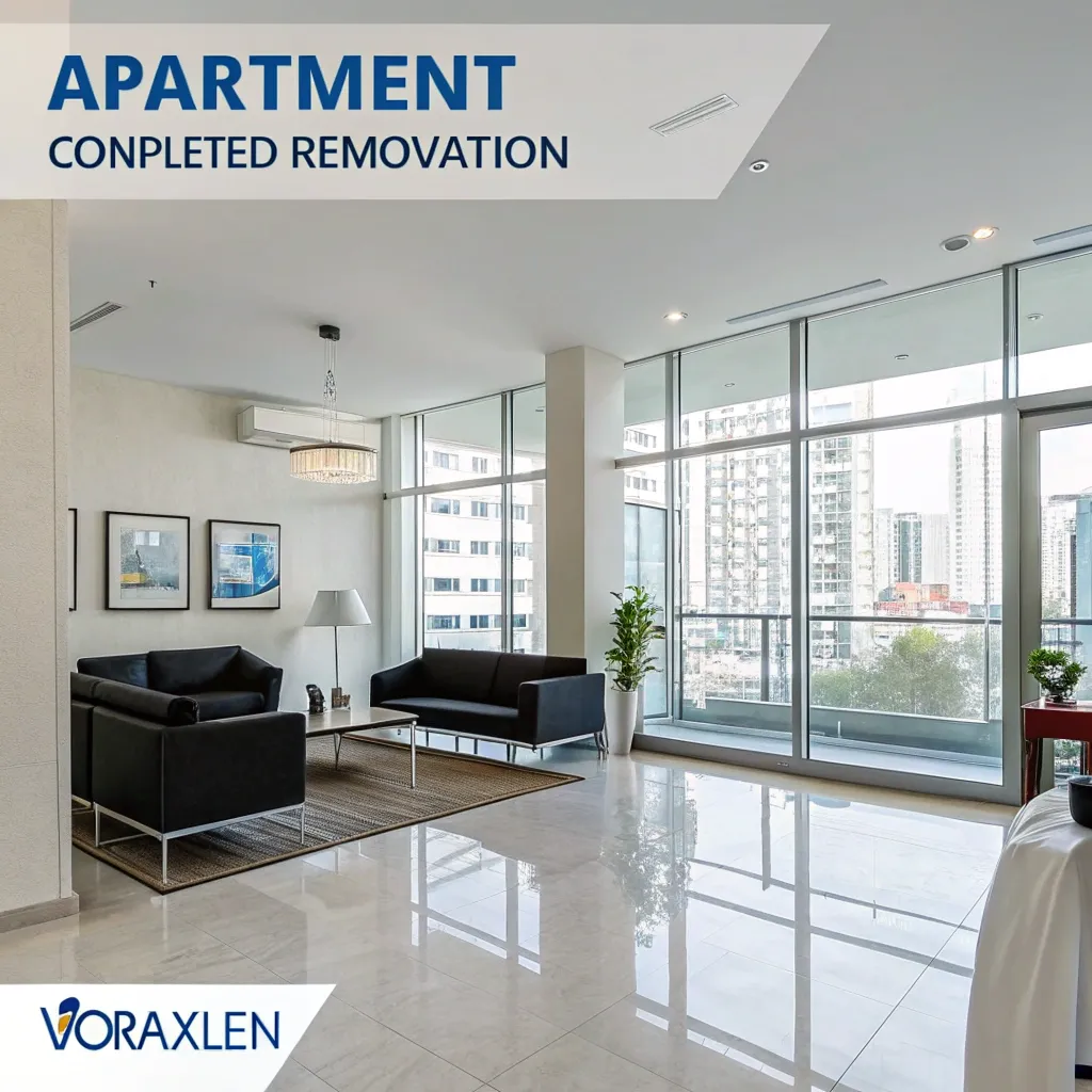 Modern Apartment Renovation Completed by VORAXILEN